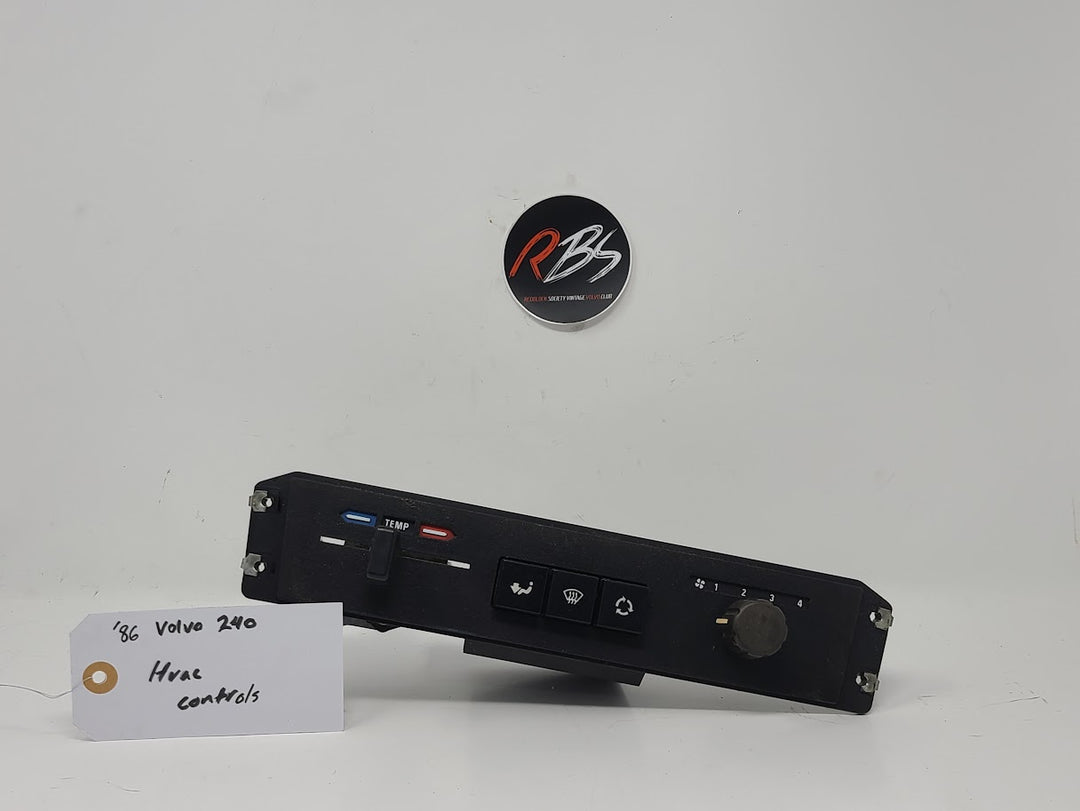 Volvo 1986-1993 240 HVAC Controls
