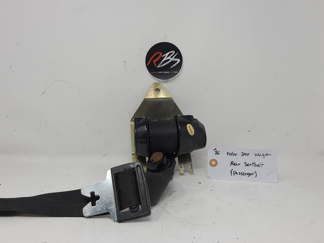 Volvo 240 Rear Seatbelt Passenger