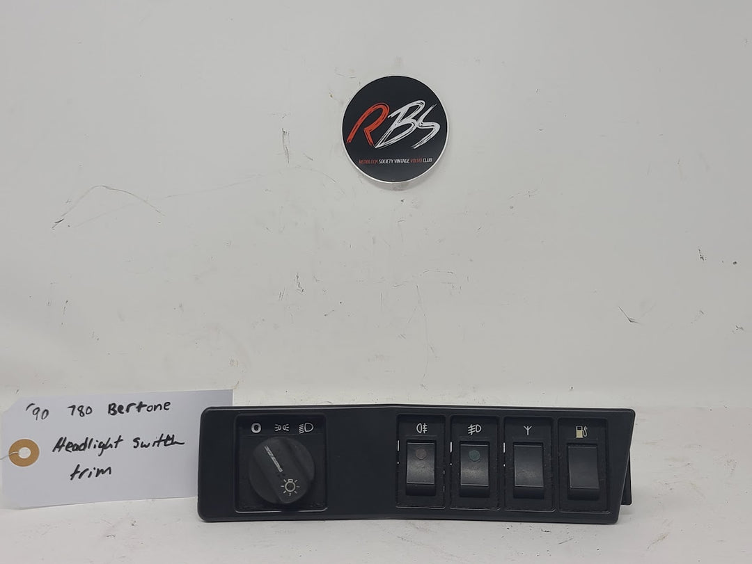 VOLVO 780 HEADLIGHT SWITCH TRIM CONTROLS WITH SWITCHES #2