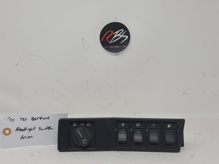 VOLVO 780 HEADLIGHT SWITCH TRIM CONTROLS WITH SWITCHES #2