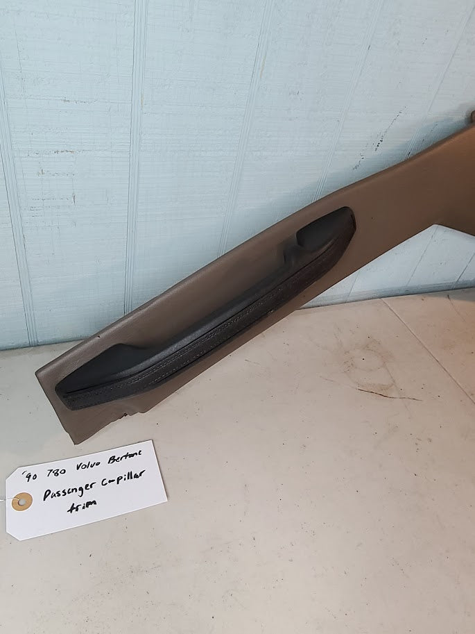 Volvo 1990 780 Passenger C-Pillar Trim Beige