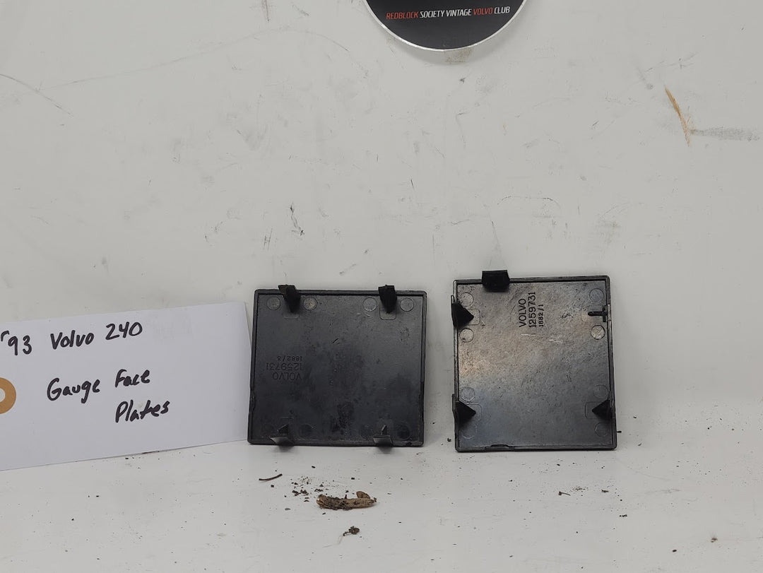 Volvo 240 Gauge Face Plate