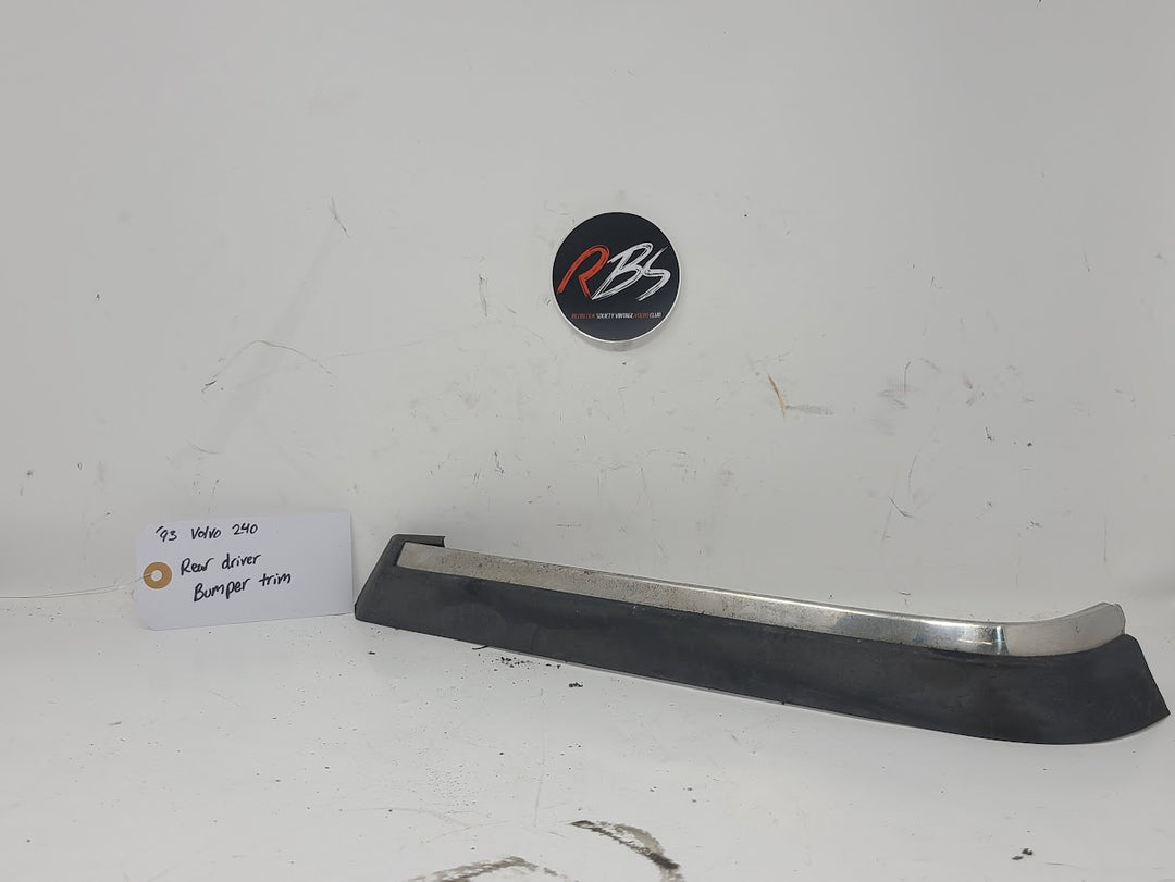 Volvo 240 Rear Driver Bumper Trim