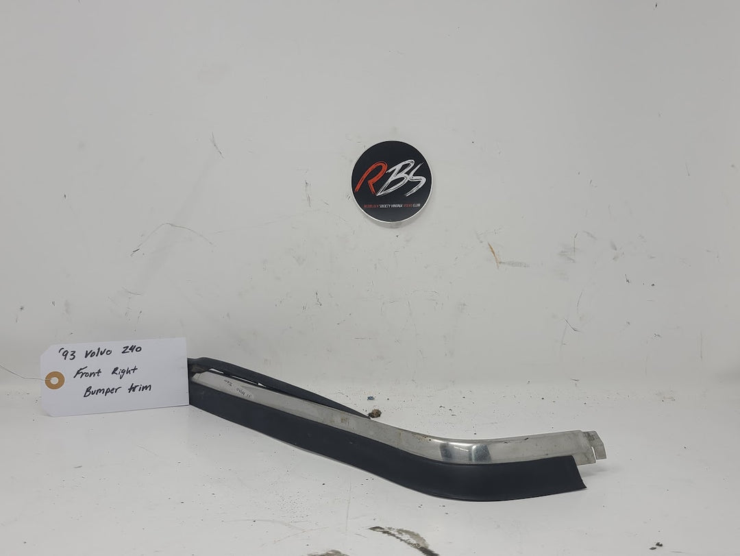 Volvo 240 Front Right Bumper Trim