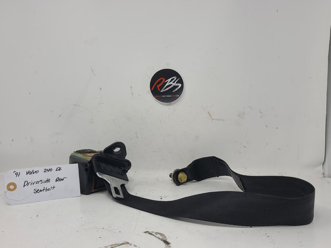 Volvo 1991 240 DL Driverside Rear Seatbelt