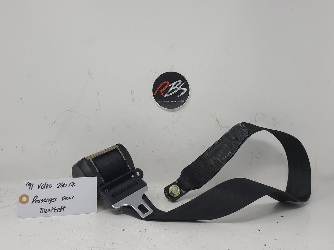Volvo 1991 240 DL Passenger Rear Seatbelt