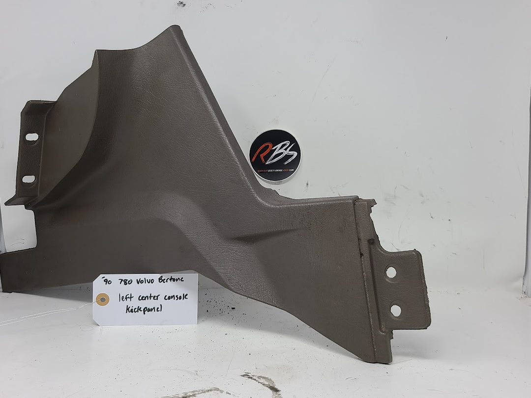 Volvo 1990 780 Left Center Console Kick Panel