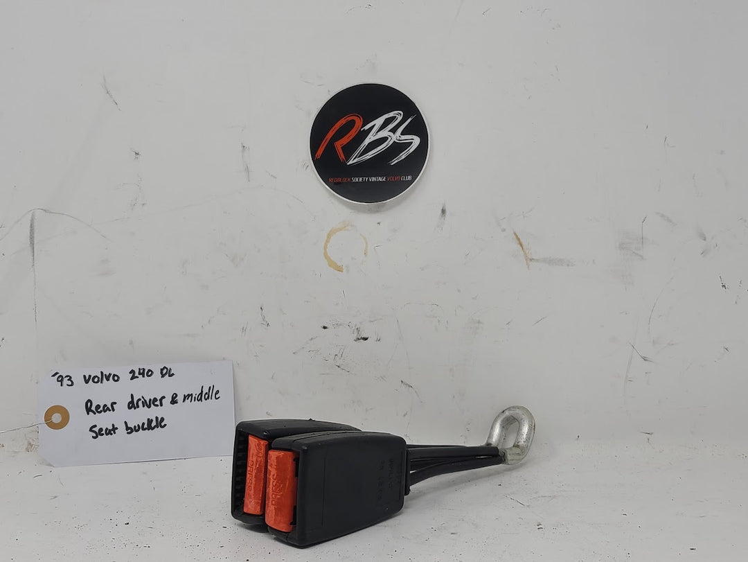 Volvo 1993 240 DL Rear Driver & Middle Seat Buckle