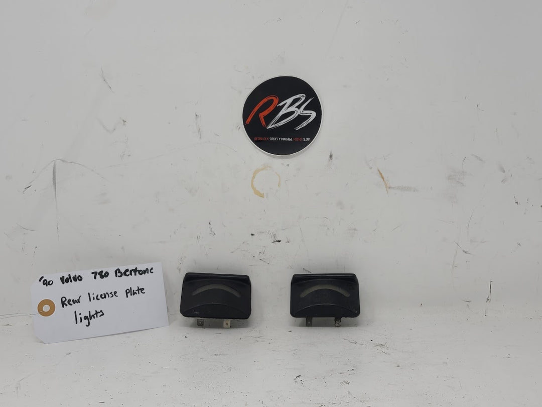 Volvo 1990 780 Rear License Plate Lights