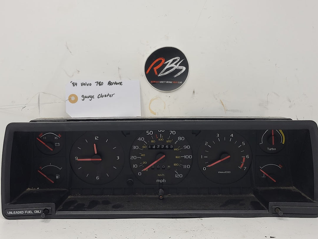 Volvo 1989 780 Gauge Cluster