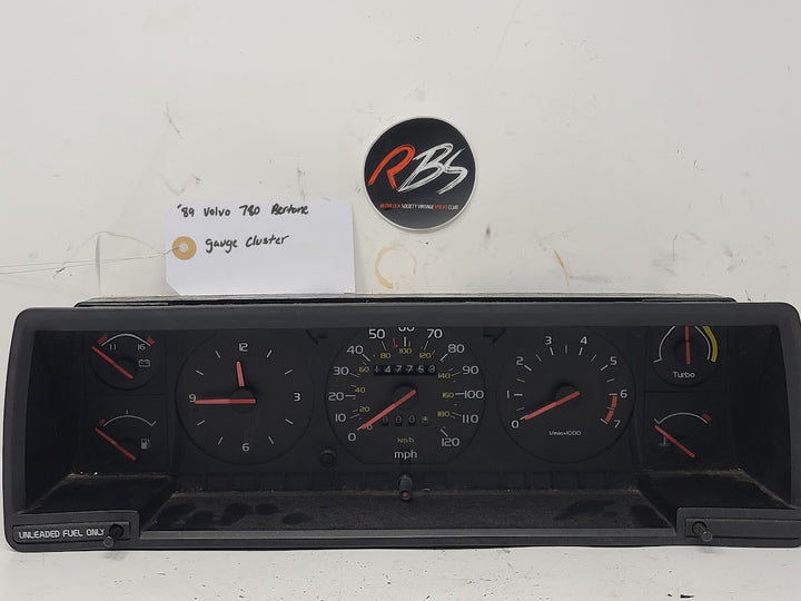 Volvo 1989 780 Gauge Cluster