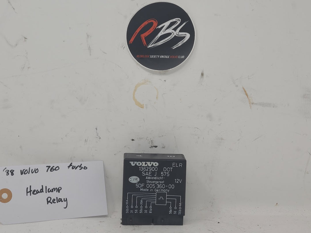 Volvo 1988 760 Turbo Headlamp Relay