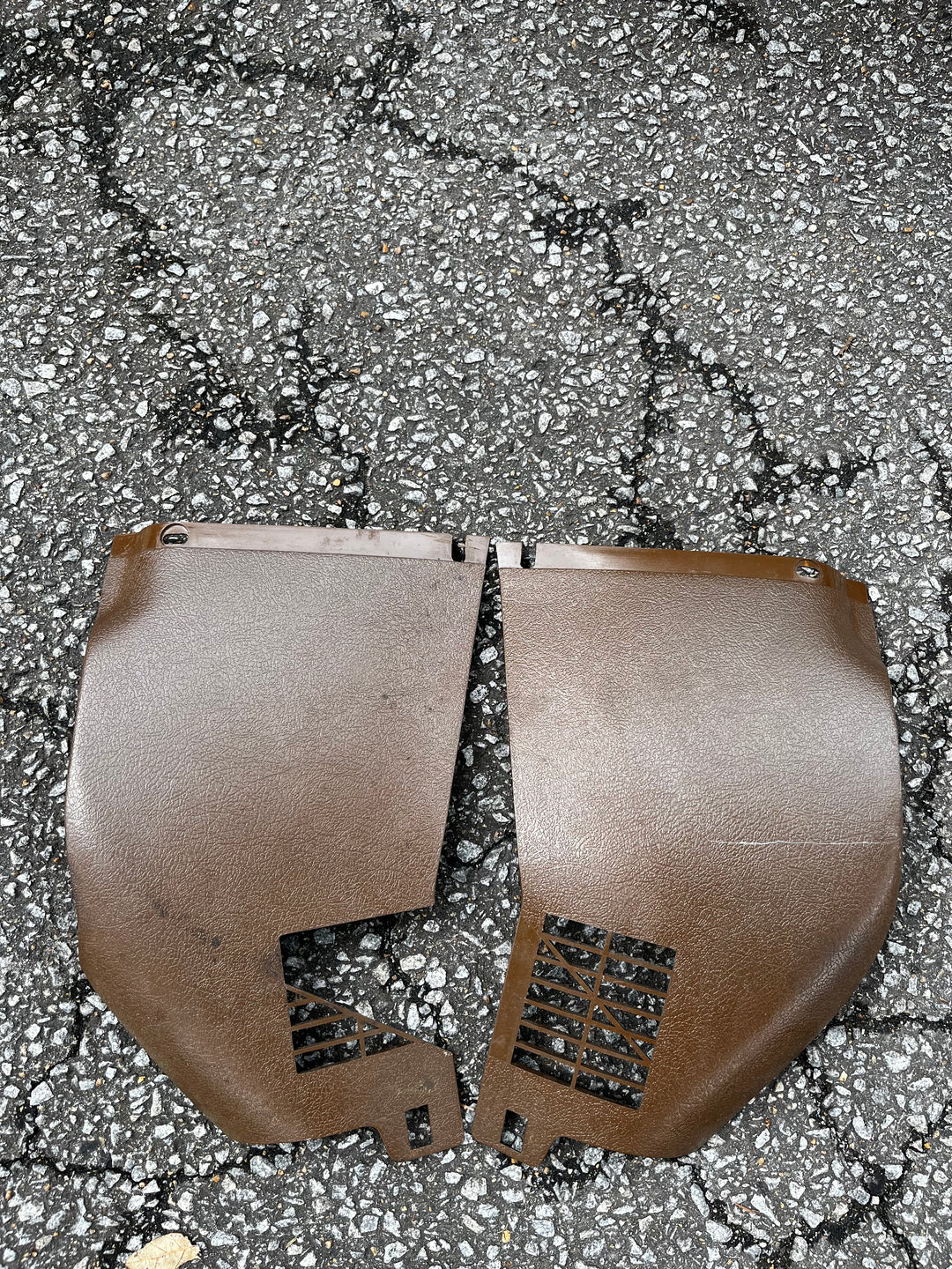 Volvo 240 Brown Kick Panel Trim Used