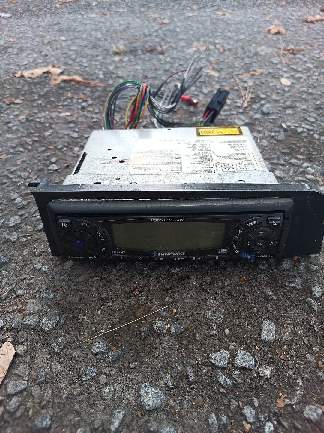 Volvo 240 Aftermarket Radio with Bezel Used