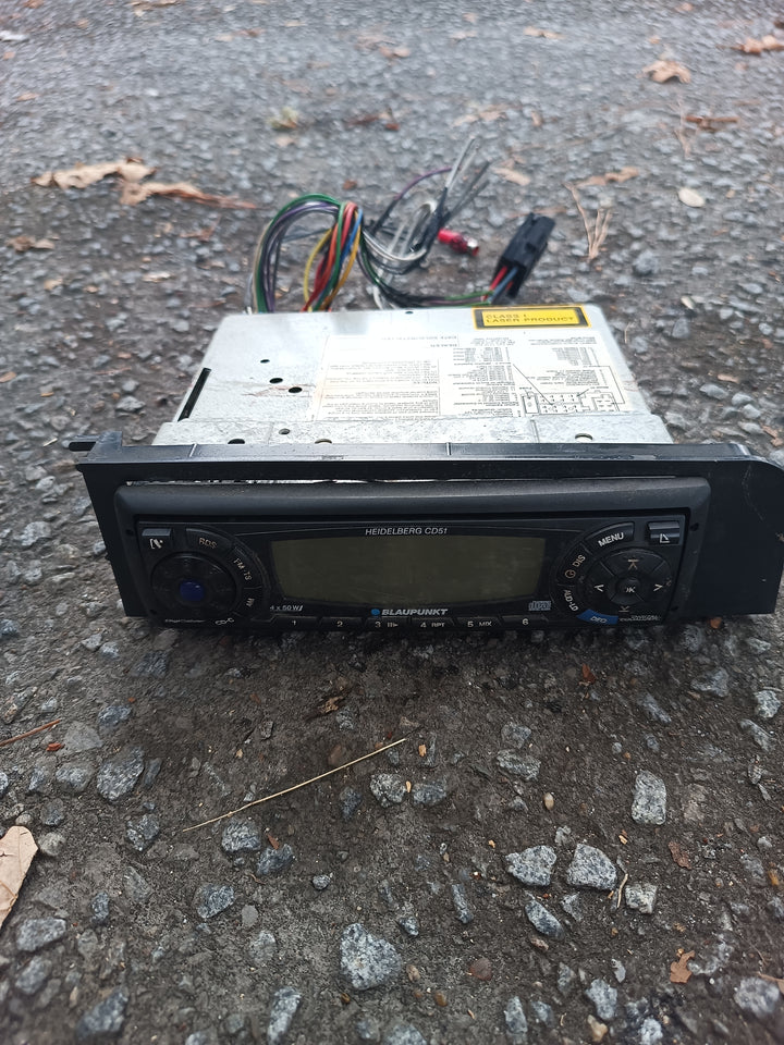 Volvo 240 Aftermarket Radio with Bezel Used
