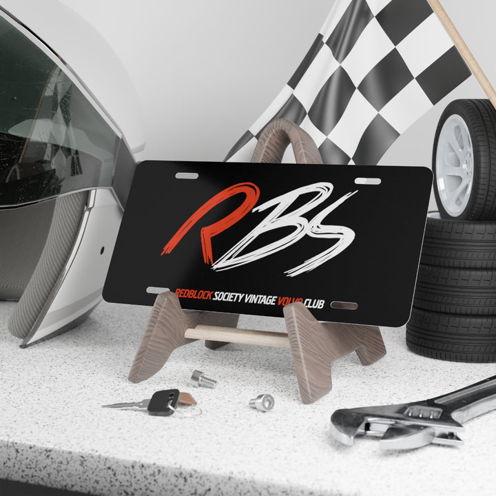 Redblock Society Official Plate