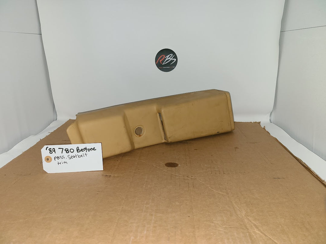 Volvo 1989 780 Bertone Passenger Seatbelt Trim B Pillar