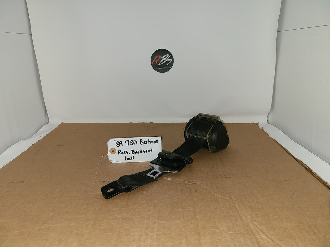 Volvo 1989 780 Bertone Passenger Backseat Belt