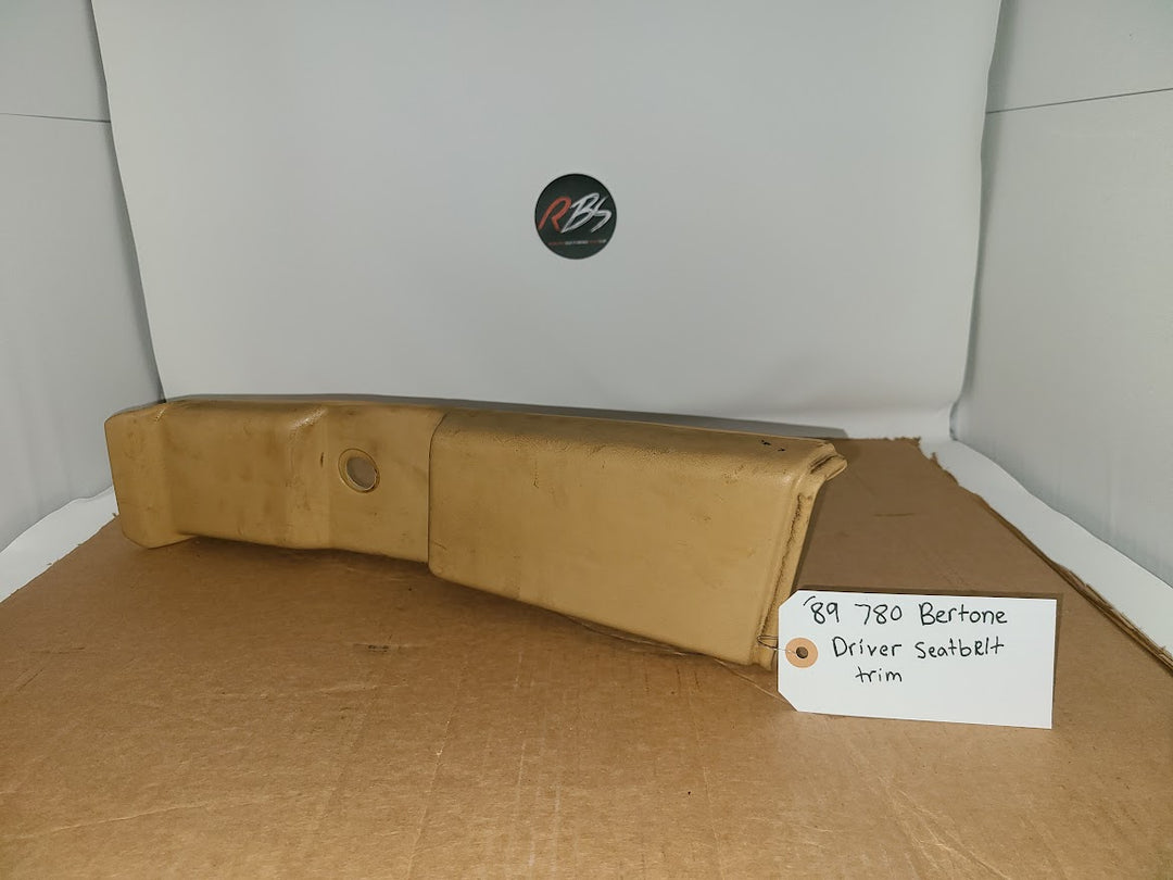 Volvo 1989 780 Bertone Driver Seat Belt Trim B Pillar