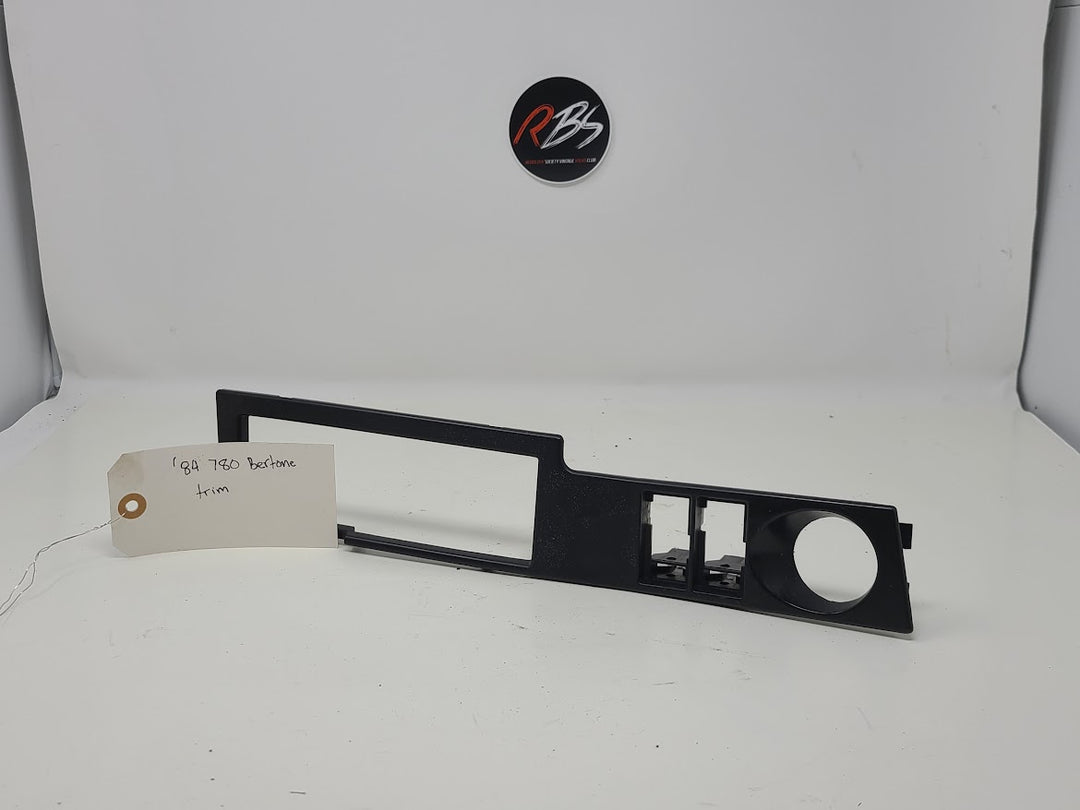 Volvo 780 Bertone Ignition Switch Dash Bezel Trim
