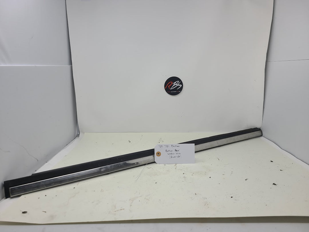 Volvo 780 Bertone Bottom Rear Window Trim (Driver Side)