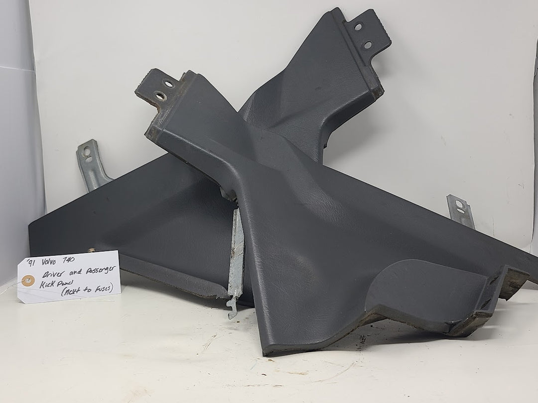 Volvo 1991 740 Driver And Passenger Kick Panel