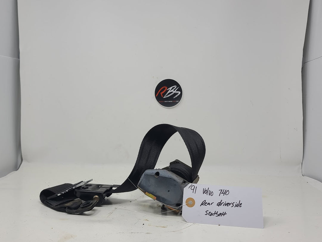 Volvo 1991 740 Rear Driver Side Seatbelt