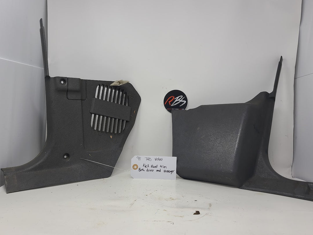 Volvo 1991 740 Kick Panel Trim Both Driver And Passenger