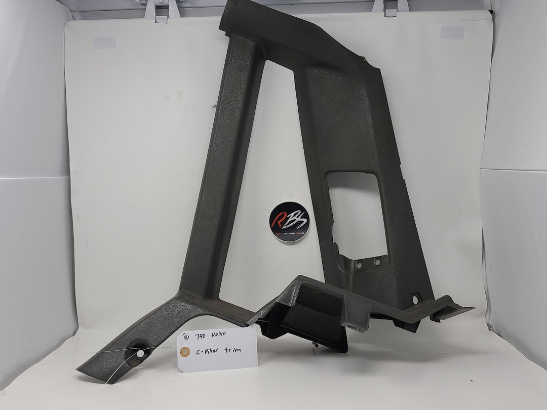 Volvo 1991 740 C-Pillar Trim Black / Gray Passenger