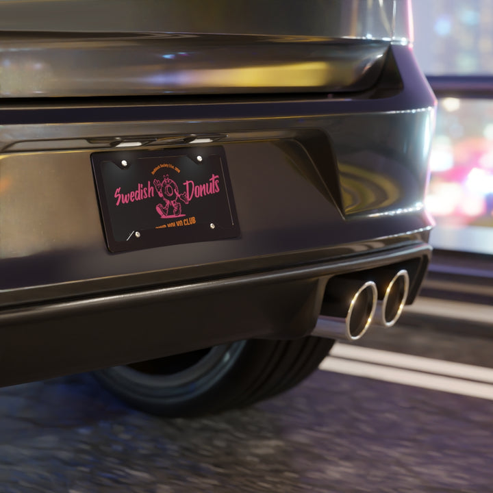 Swedish Donut Vanity Plate