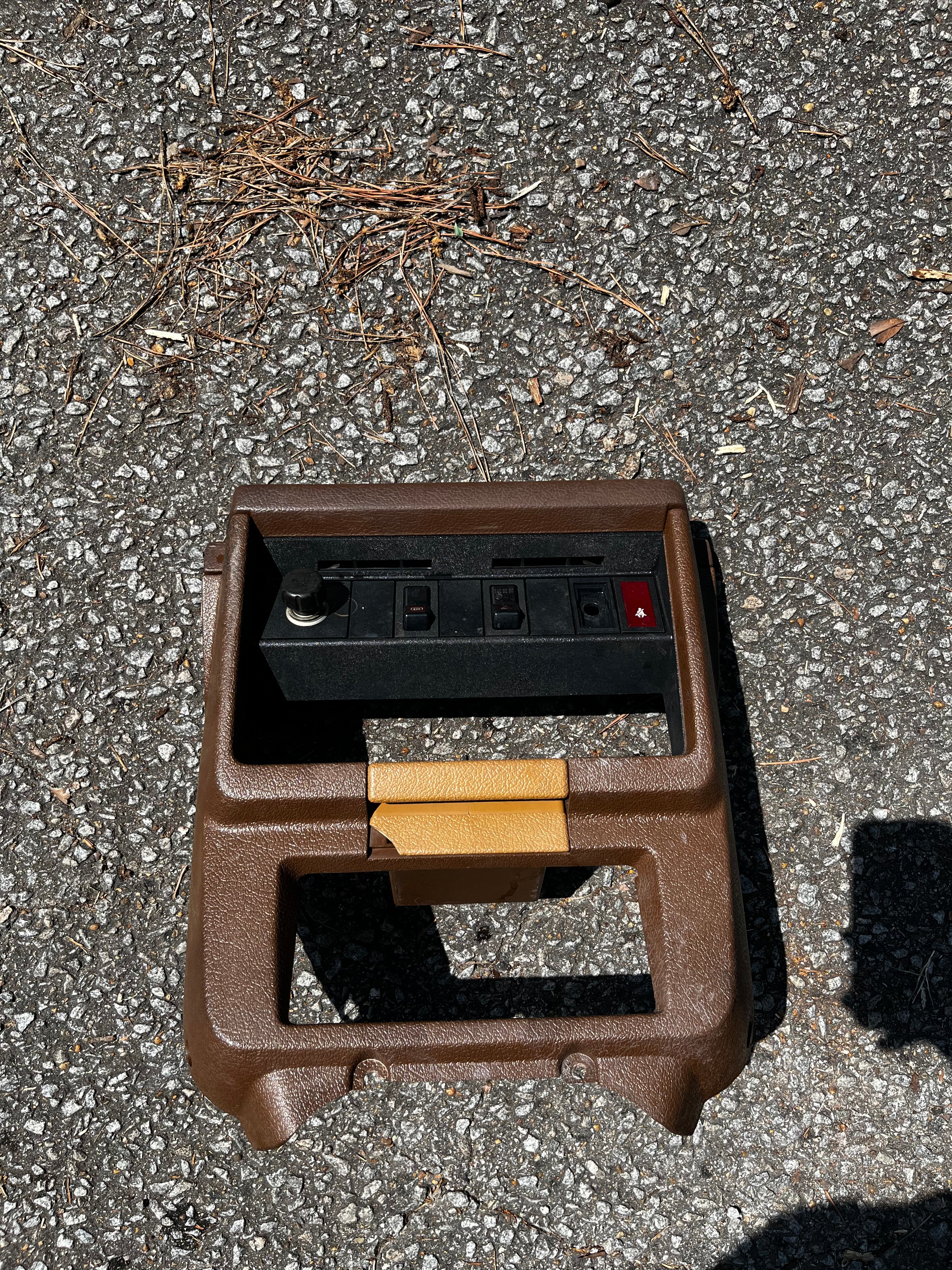 Volvo 240 Center Console Brown Used