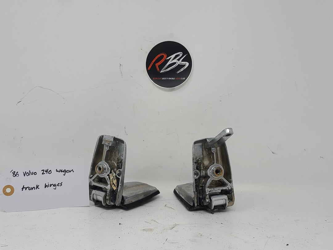 Volvo 240 Wagon Chrome Hatch Tailgate Hinges