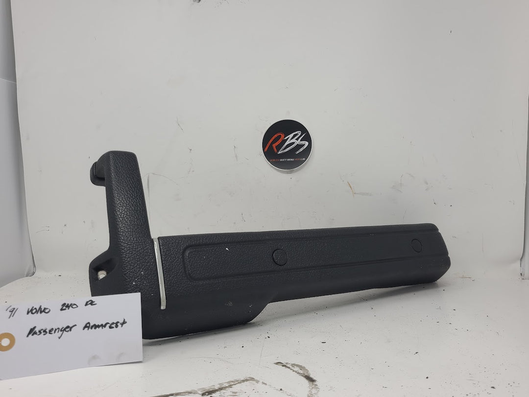 Volvo 1991 240 DL Passenger Armrest Black