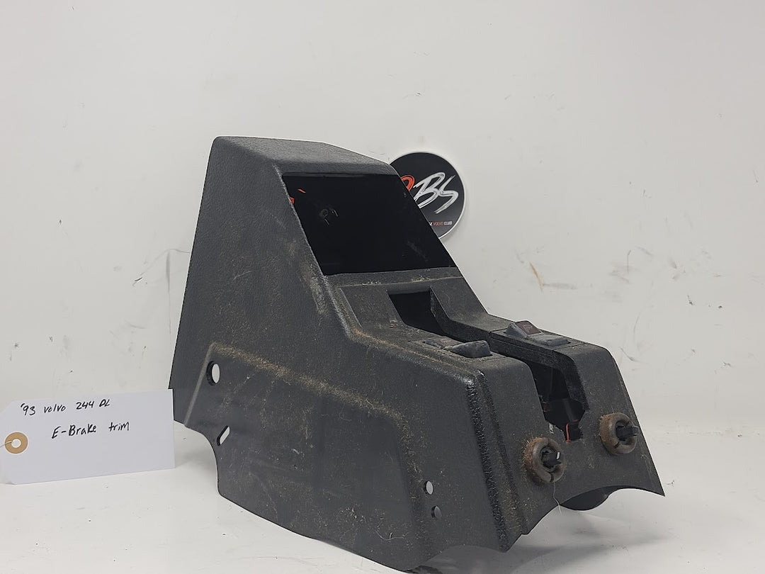 Volvo 1993 240 DL E-Brake Trim Center Console Black