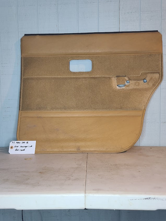 Volvo 1993 240 DL front and rear Door cards