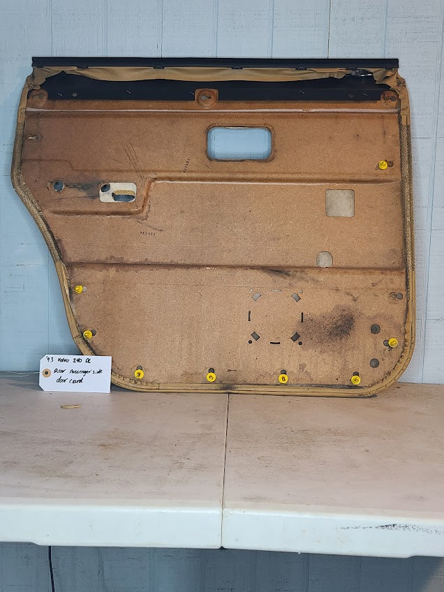 Volvo 1993 240 DL front and rear Door cards