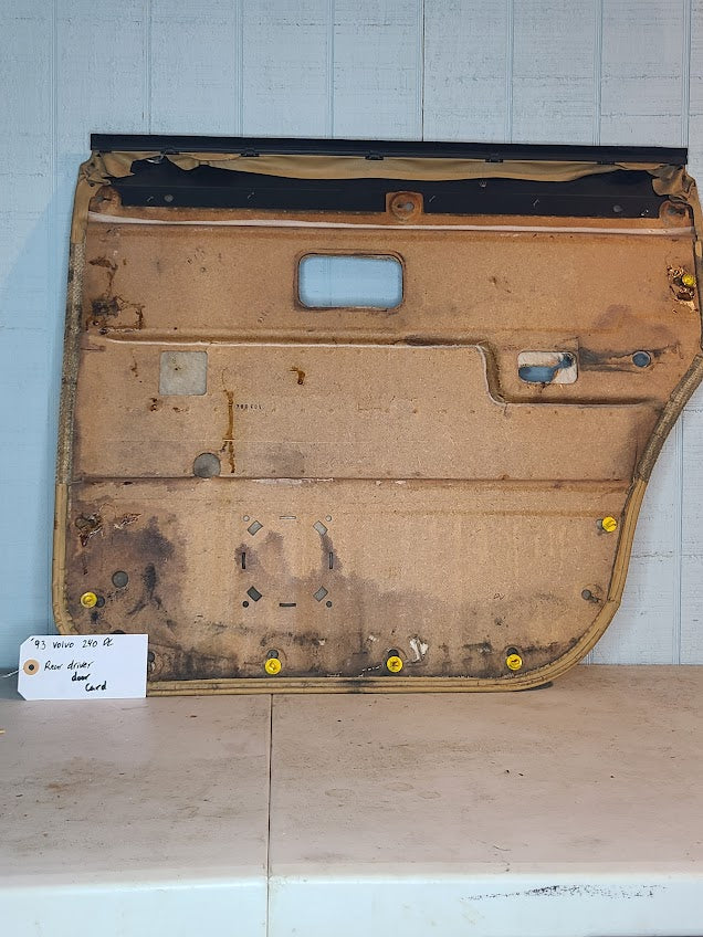 Volvo 1993 240 DL front and rear Door cards