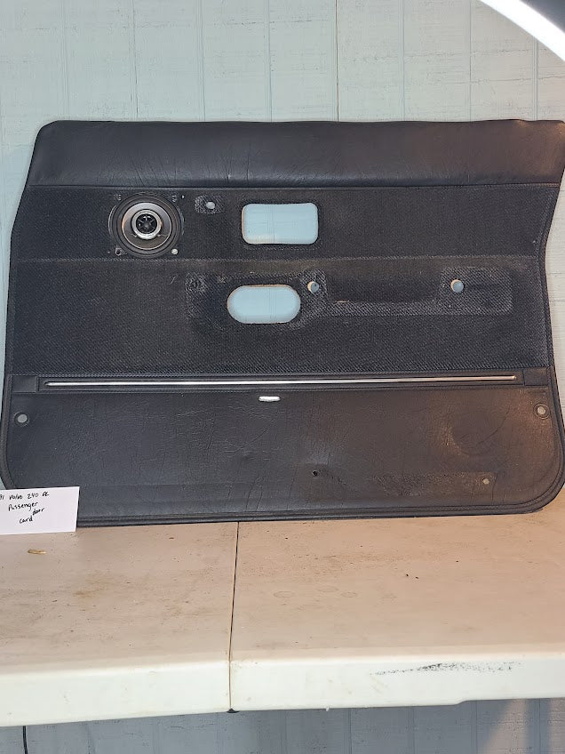 Volvo 1991 240 DL front and rear door card