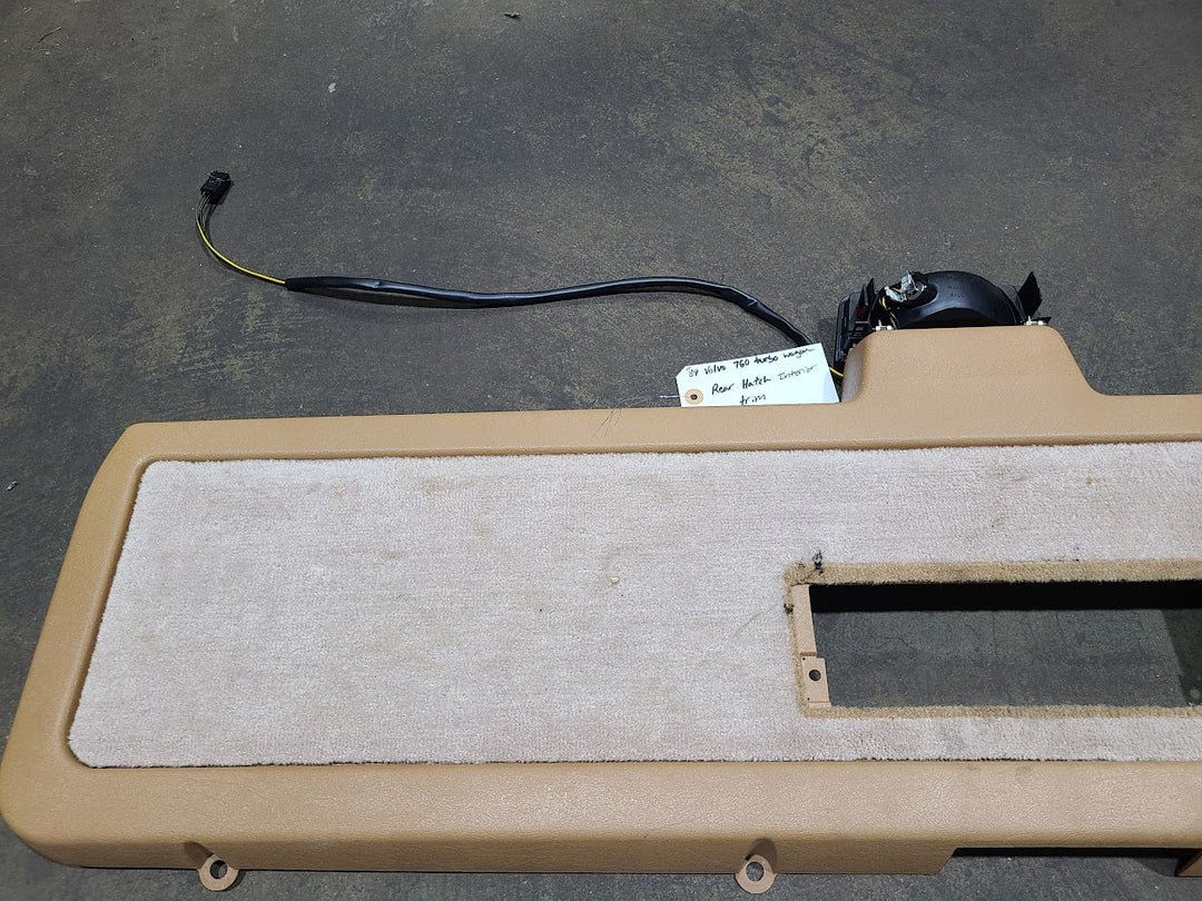 Volvo 1989 760 Turbo Rear Hatch Interior Trim