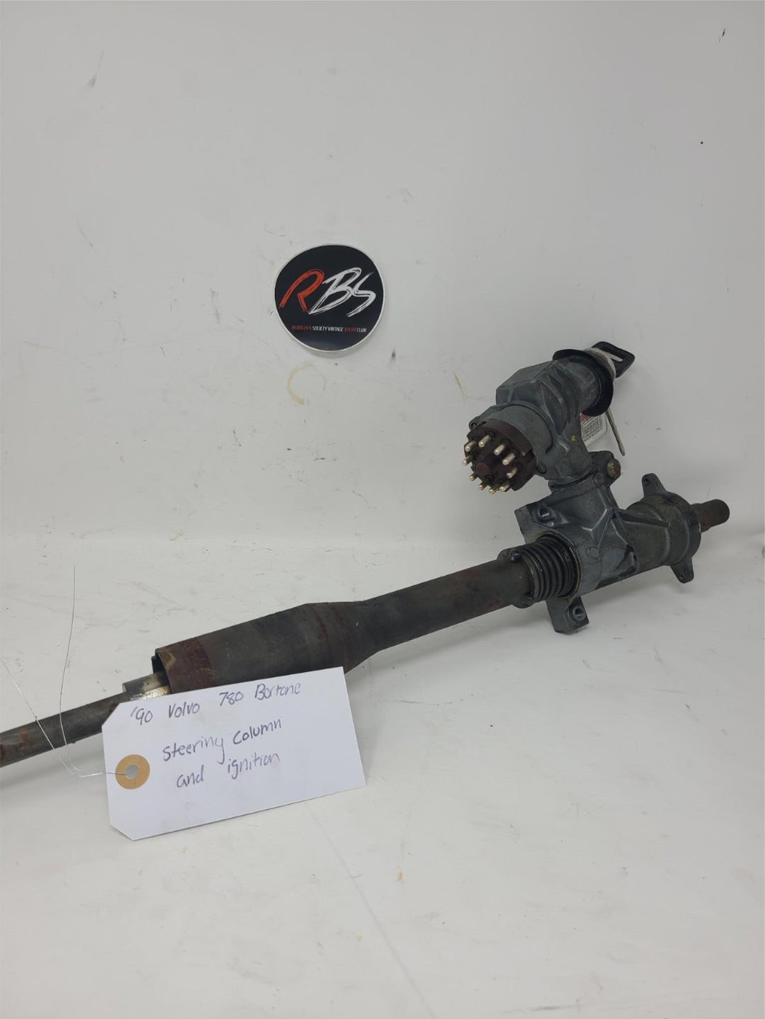 OEM Volvo 1309657 Steering Column with Ignition Lock & Key 780 Bertone 1990