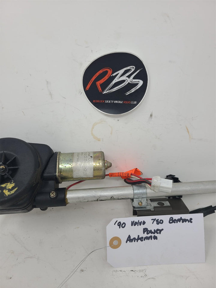 Volvo 780 Bertone Power Antenna Motor Assembly 1990 OEM Automatic Radio Mast