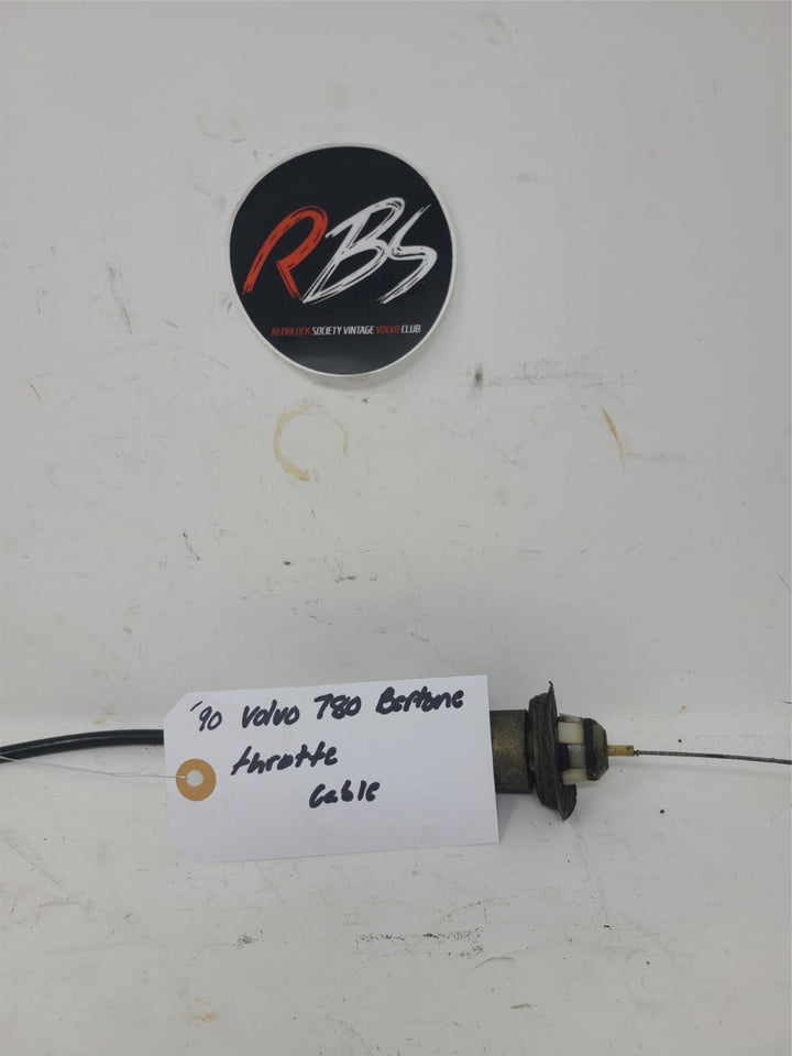 Volvo 780 Bertone Throttle Cable 1990 OEM Gas Accelerator Control Wire