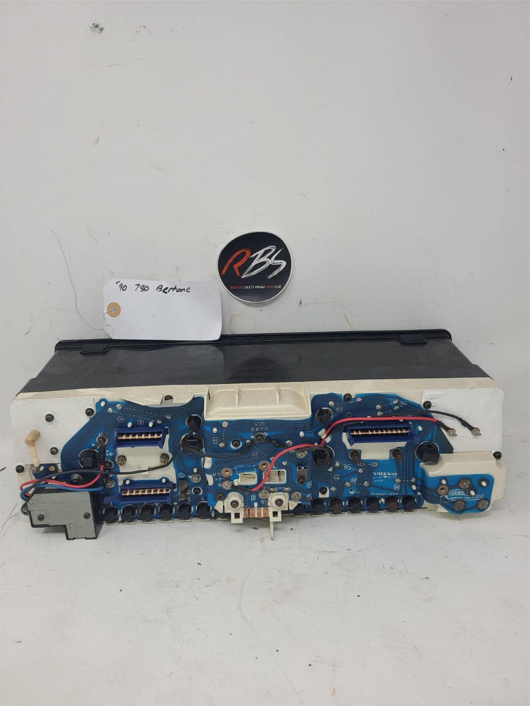 Volvo 780 Bertone Gauge Cluster Instrument Panel OEM 1990 Speedometer