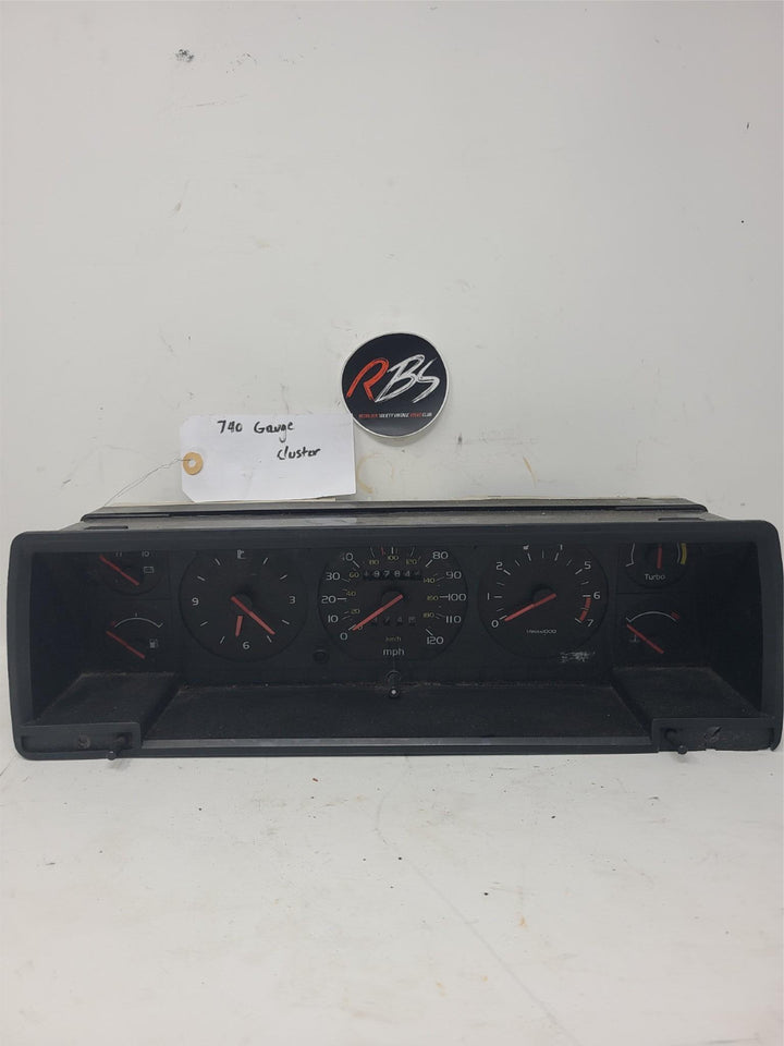 Volvo 740 Gauge Cluster Instrument Panel Speedometer OEM 1986–1990