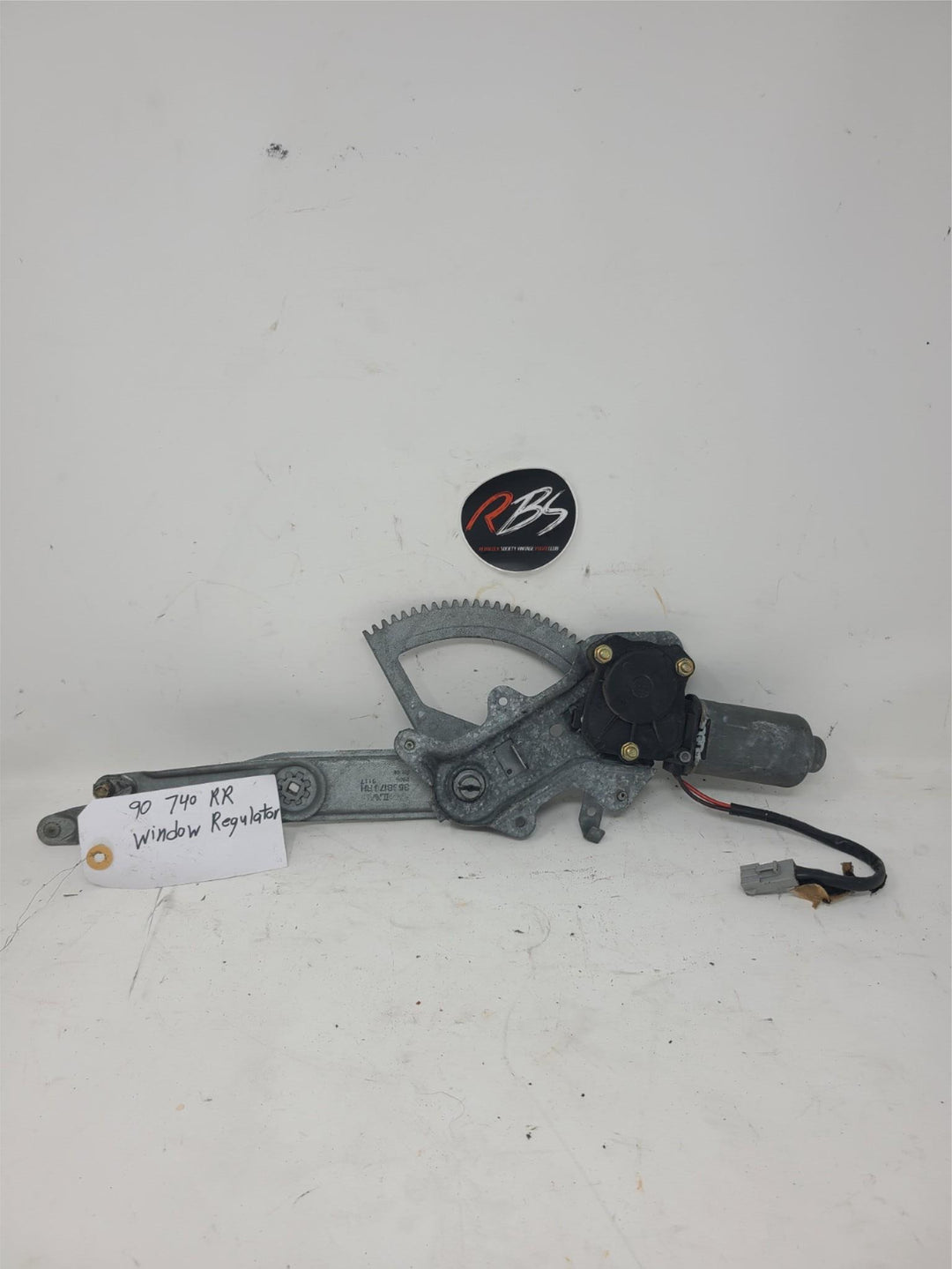 Volvo 740 Rear Right Window Regulator w/ Motor OEM 1989–1992 Power Lift