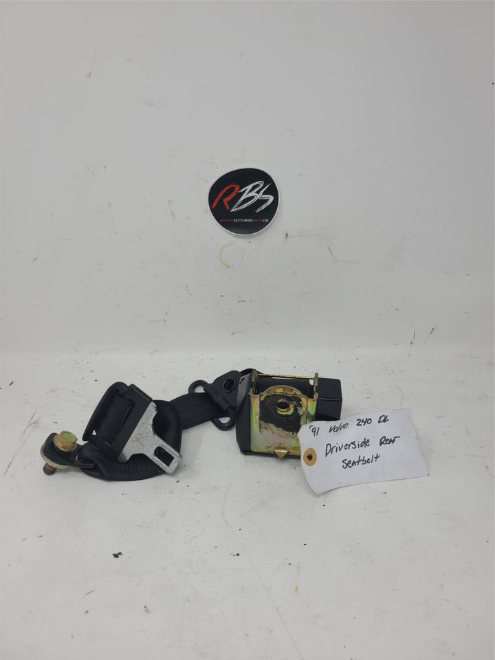 Volvo 240 DL Rear Driver Side Seat Belt Retractor OEM 1975–1993 Safety Belt