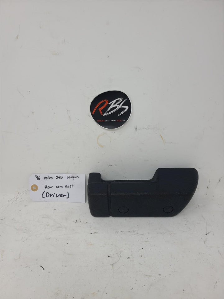 Volvo 240 Wagon Rear Door Grab Handle OEM 1986 Driver Side Black