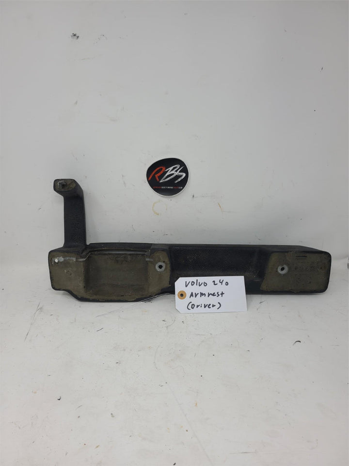 Volvo 240 Rear Door Armrest Black Driver Side OEM Interior Pull Handle