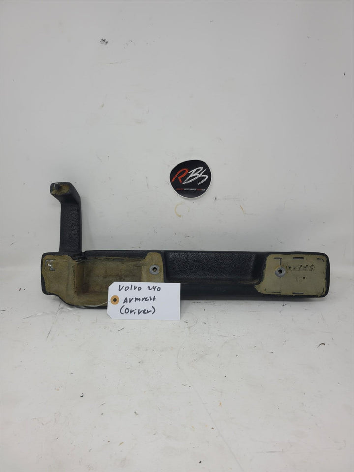 Volvo 240 Rear Door Armrest Black Driver Side OEM Interior Pull Handle