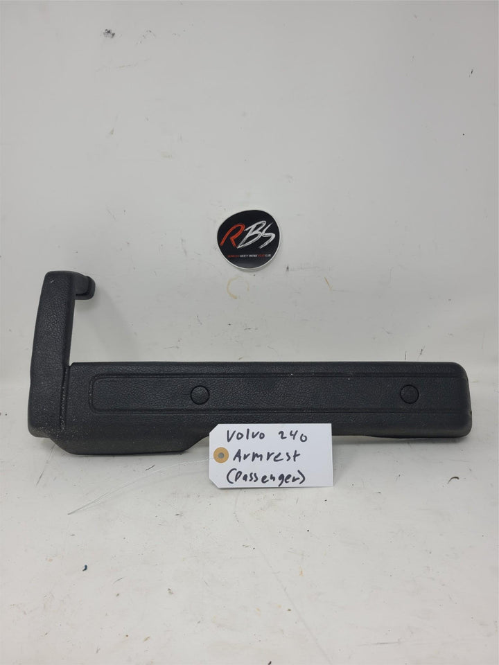 Volvo 240 Door Armrest Black Passenger Side OEM Interior Pull Handle